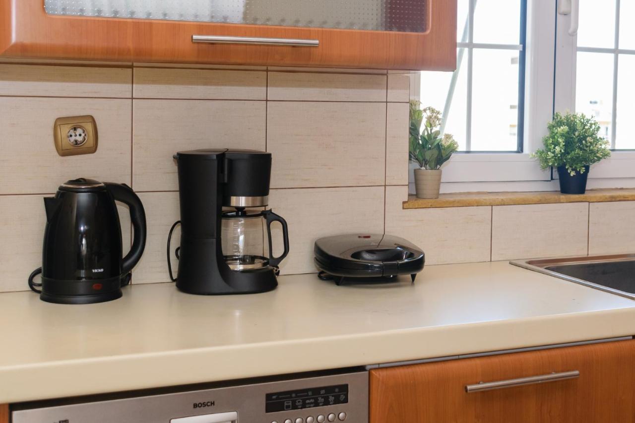 חאניה Central Penthouse In Quiet Neighborhood Near Sandy Beach מראה חיצוני תמונה